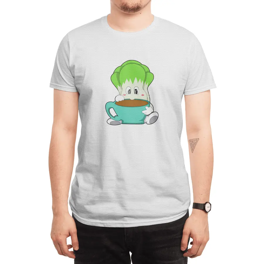 Salad with Cup of Coffee Spor T-Shirt
