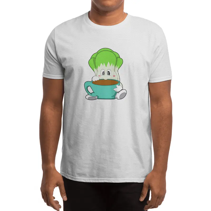 Salad with Cup of Coffee Spor T-Shirt