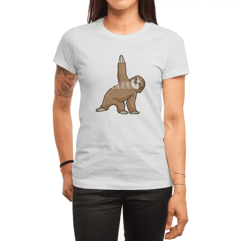 Sloth at Yoga Stretching exercises Legs Spor T-Shirt