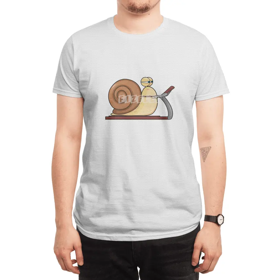Snail at Jogging on Treadmill Spor T-Shirt