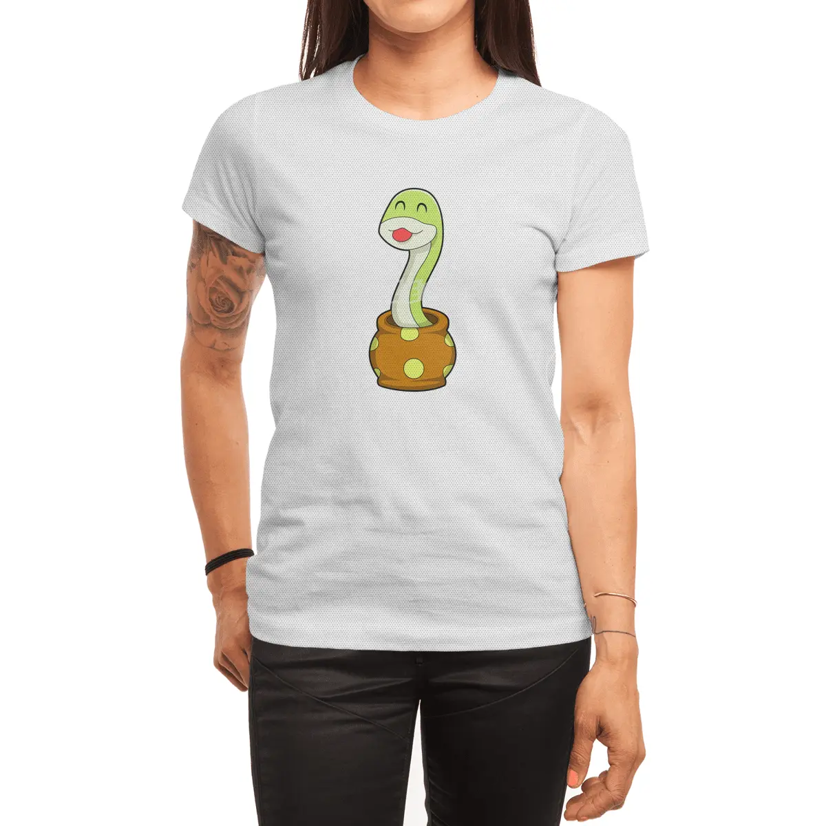 Snake in Jar Spor T-Shirt