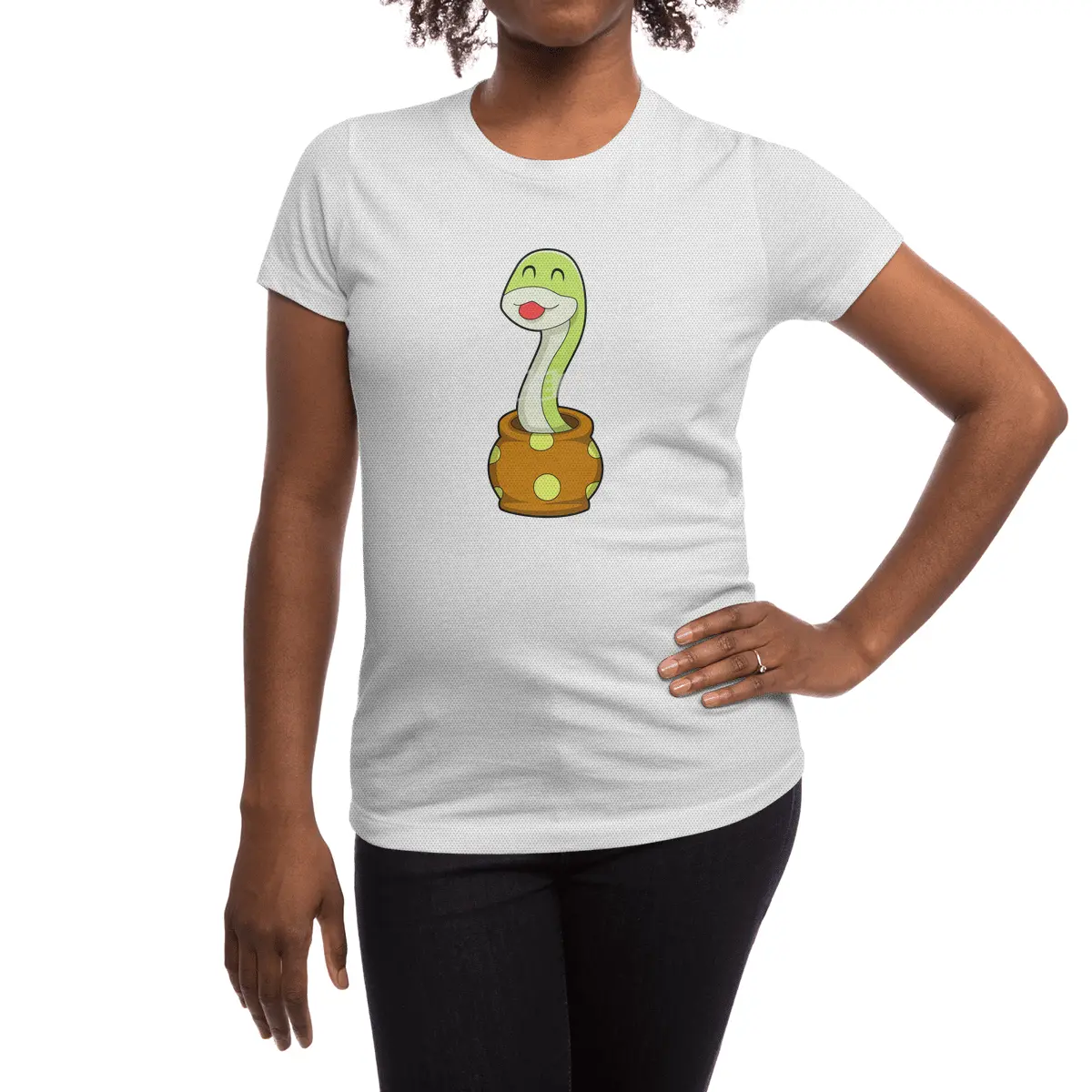 Snake in Jar Spor T-Shirt