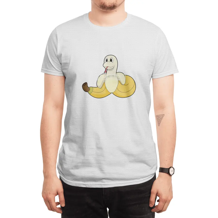 Snake with Banana Spor T-Shirt
