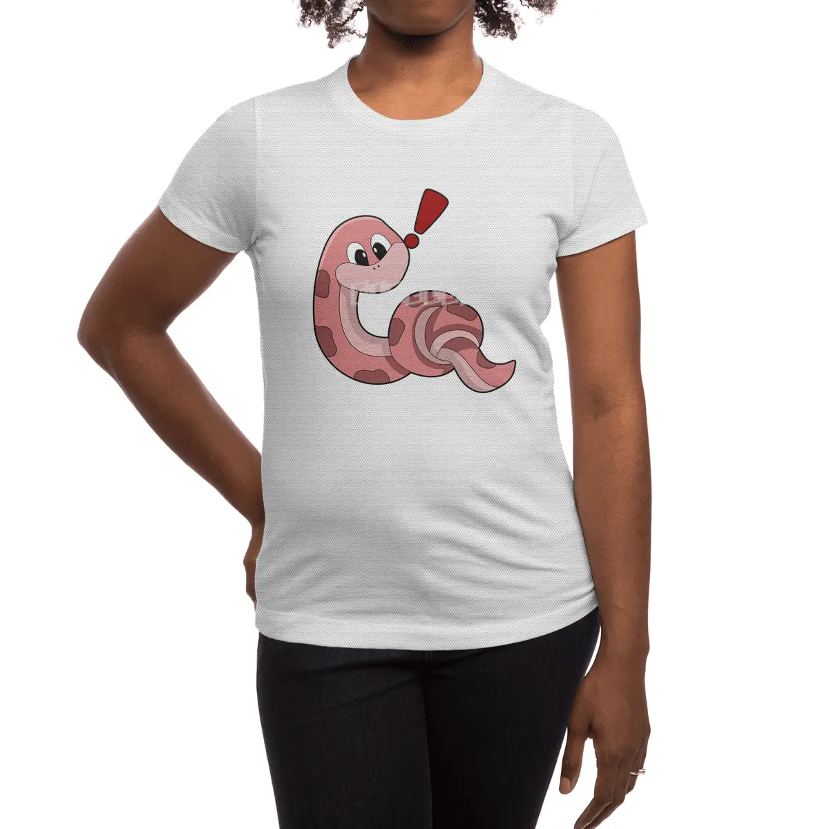 Snake with red Stains Spor T-Shirt