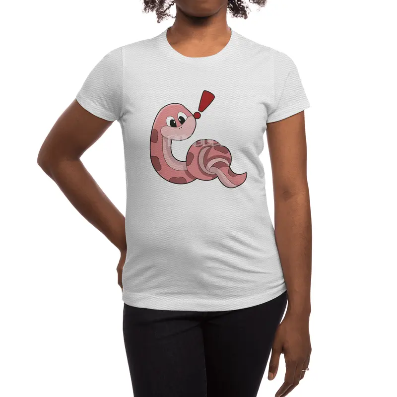 Snake with red Stains Spor T-Shirt