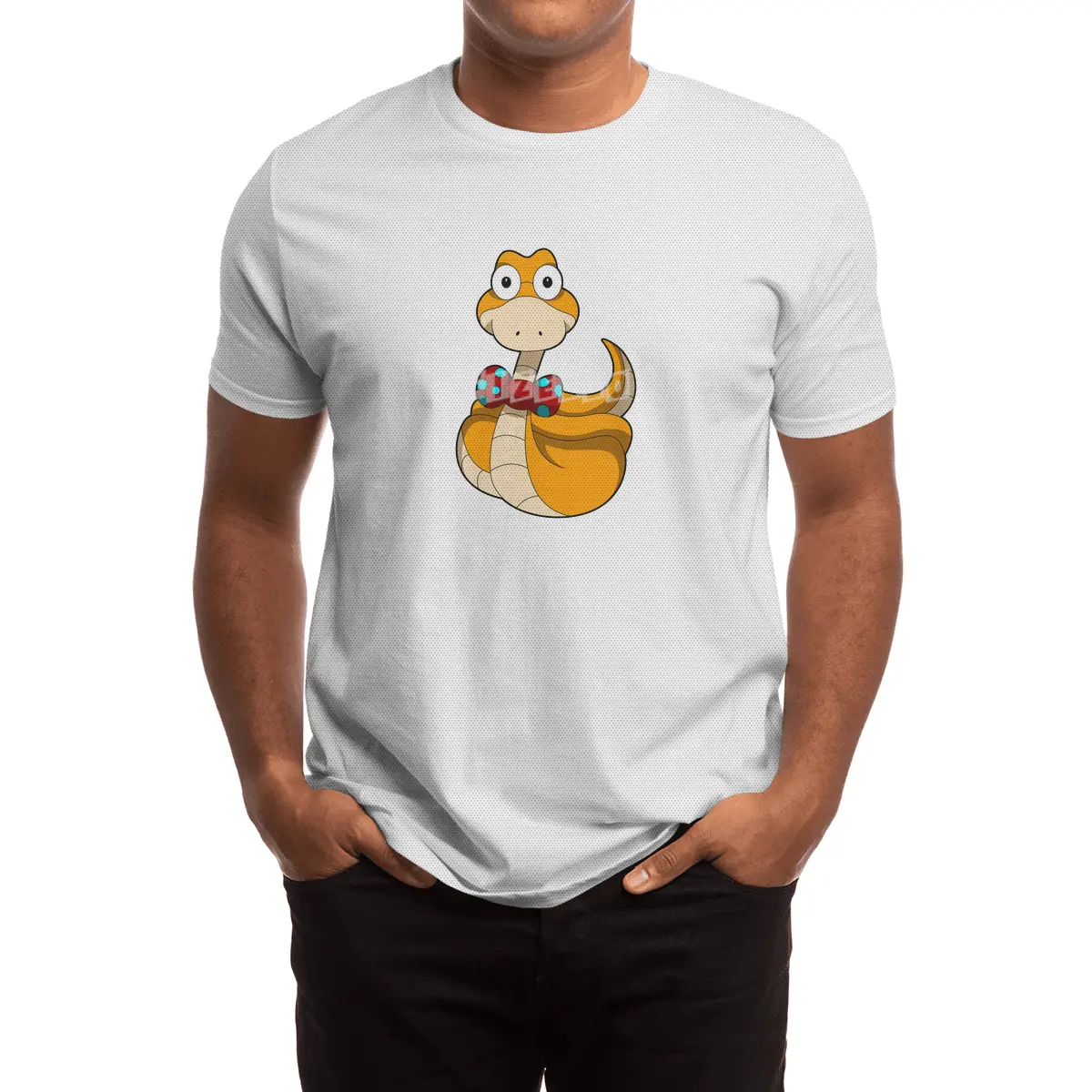 Snake with Tie Spor T-Shirt