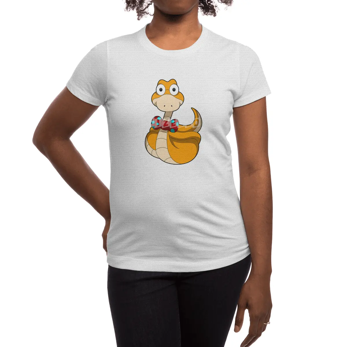 Snake with Tie Spor T-Shirt