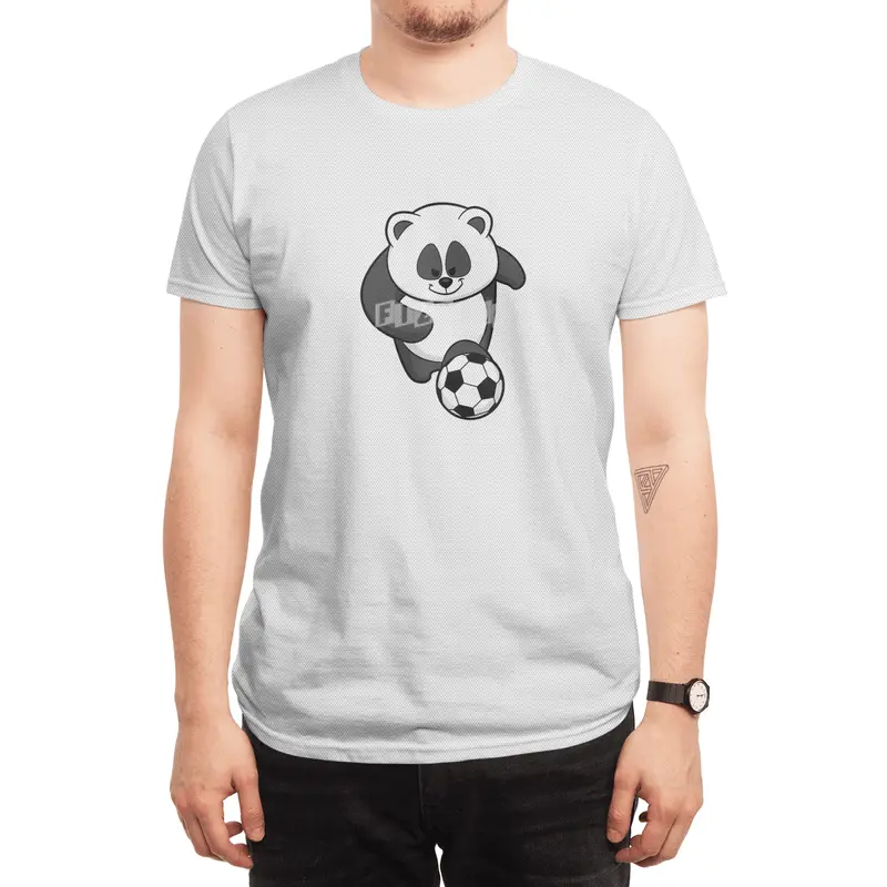 Panda as Soccer player at Soccer Spor T-Shirt