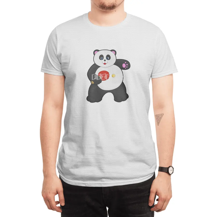 Panda at Table tennis with Table tennis racket Spor T-Shirt