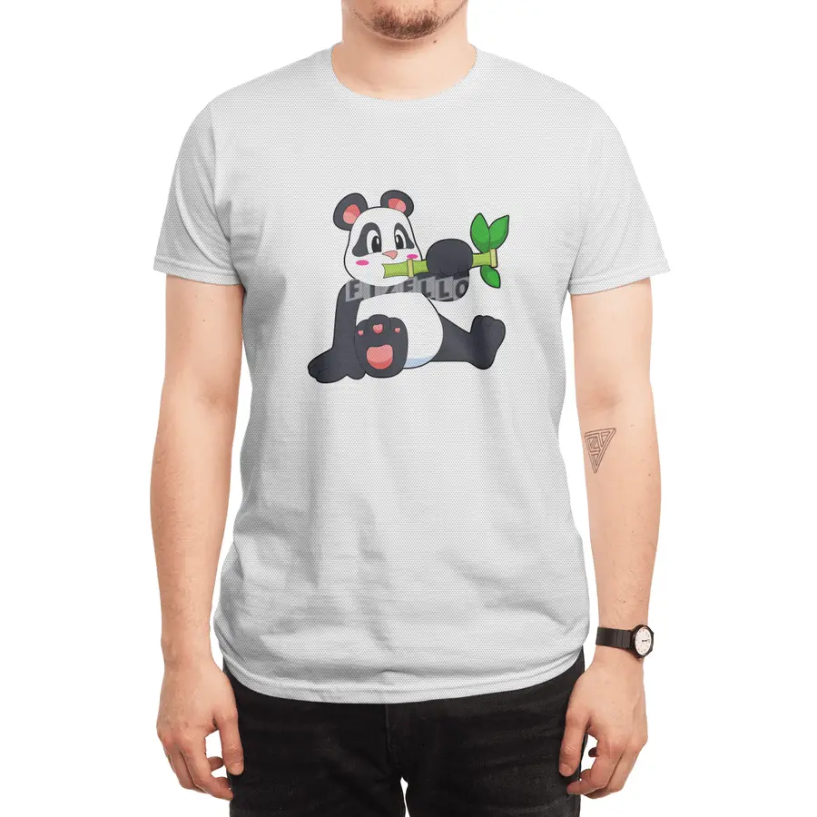 Panda with Bamboo Spor T-Shirt