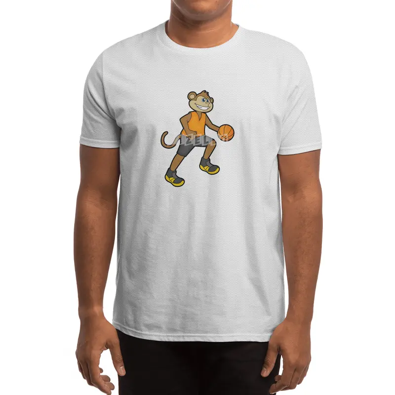 Monkey at Basketball Sports Spor T-Shirt