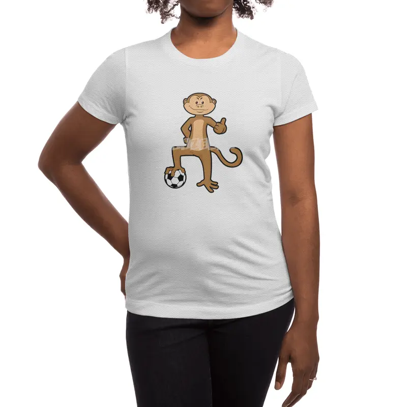 Monkey at Sports with Soccer ball Spor T-Shirt