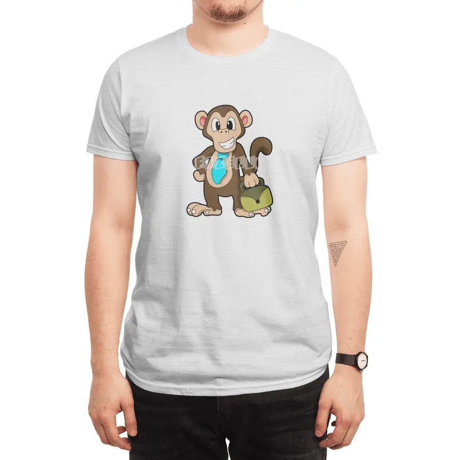 Monkey with Bag Spor T-Shirt