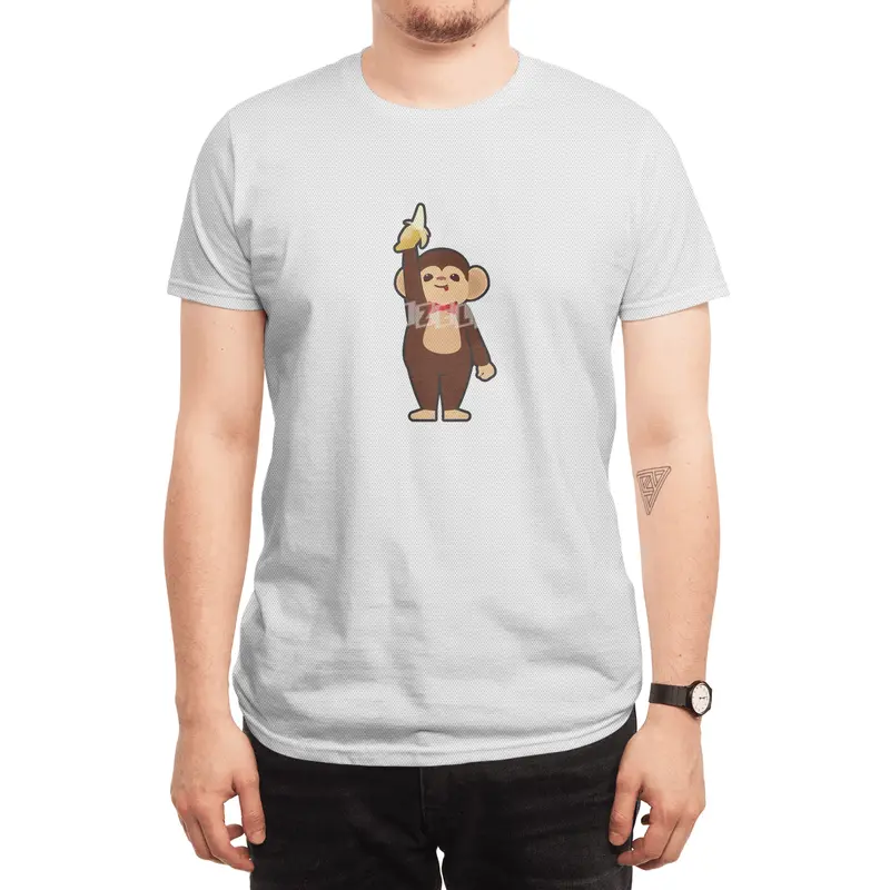 Monkey with Banana Spor T-Shirt
