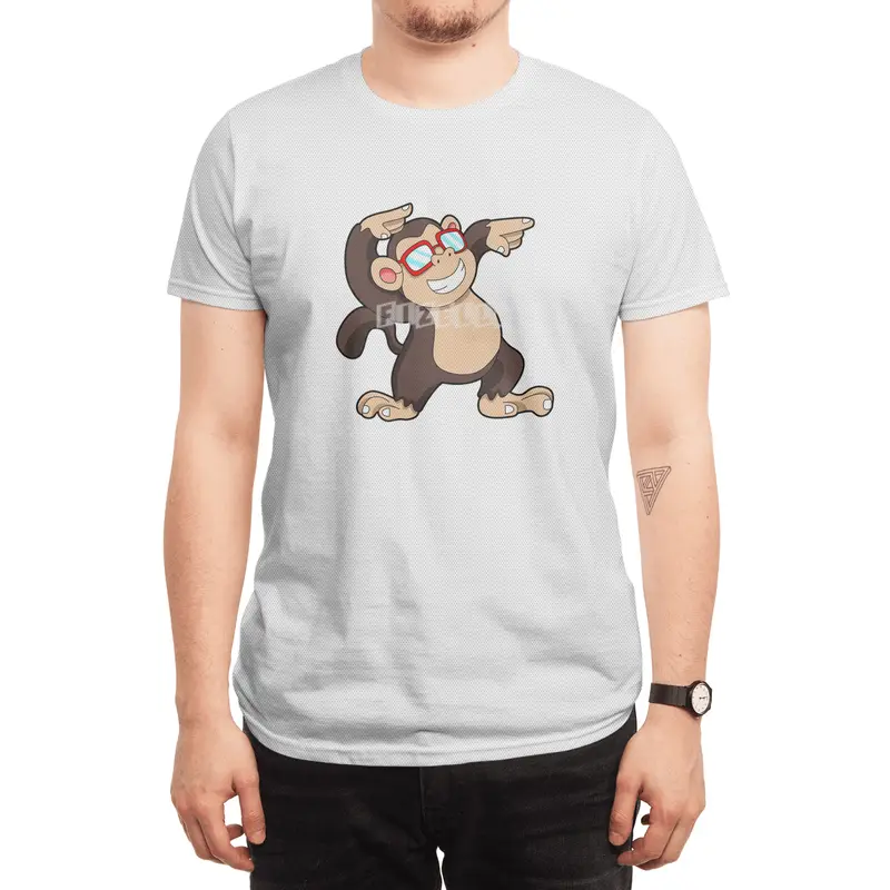 Monkey with Sunglasses Spor T-Shirt