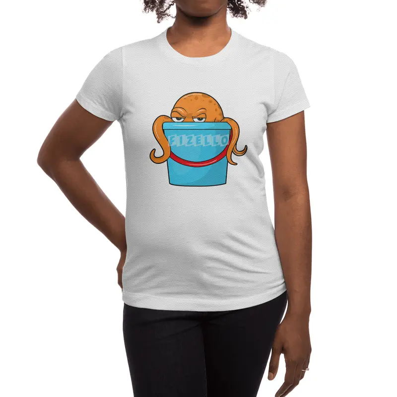 Octopus with Bucket Spor T-Shirt