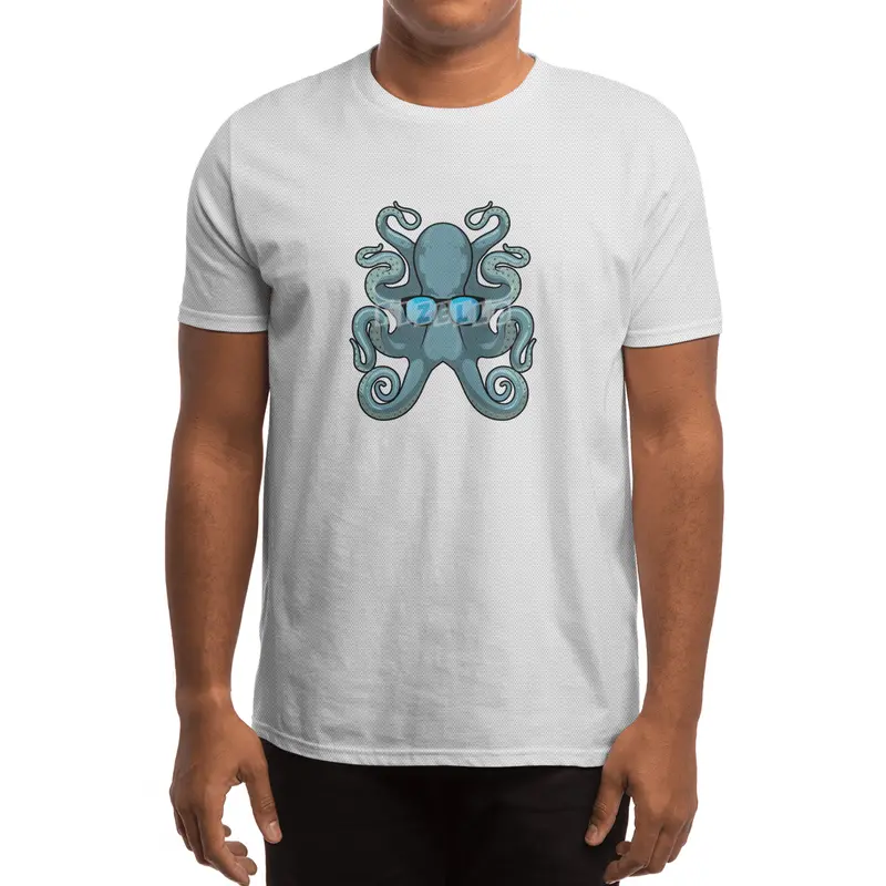 Octopus with Sunglasses Spor T-Shirt