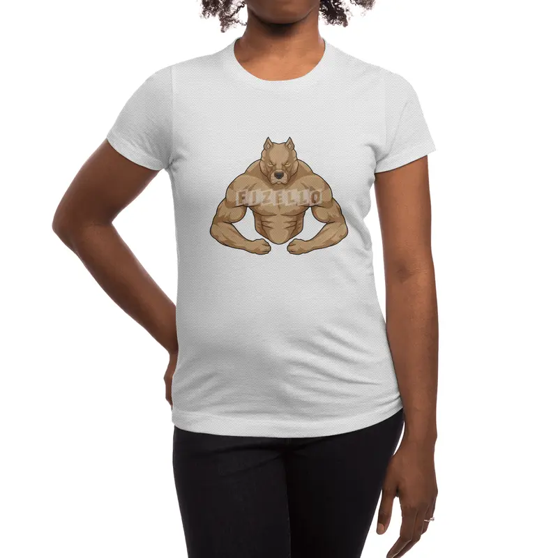 Pitbull as Bodybuilder extreme Spor T-Shirt