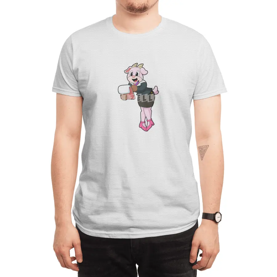 Goat as Secretary with High Heels Spor T-Shirt
