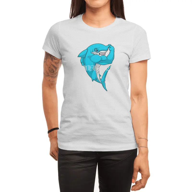 Hammerhead shark as Bodybuilder at Bodybuilding Spor T-Shirt