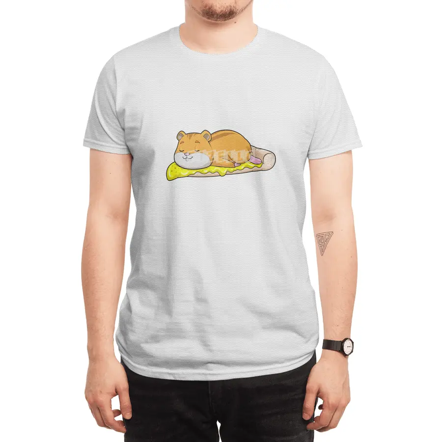 Hamster & Pizza with Cheese Spor T-Shirt
