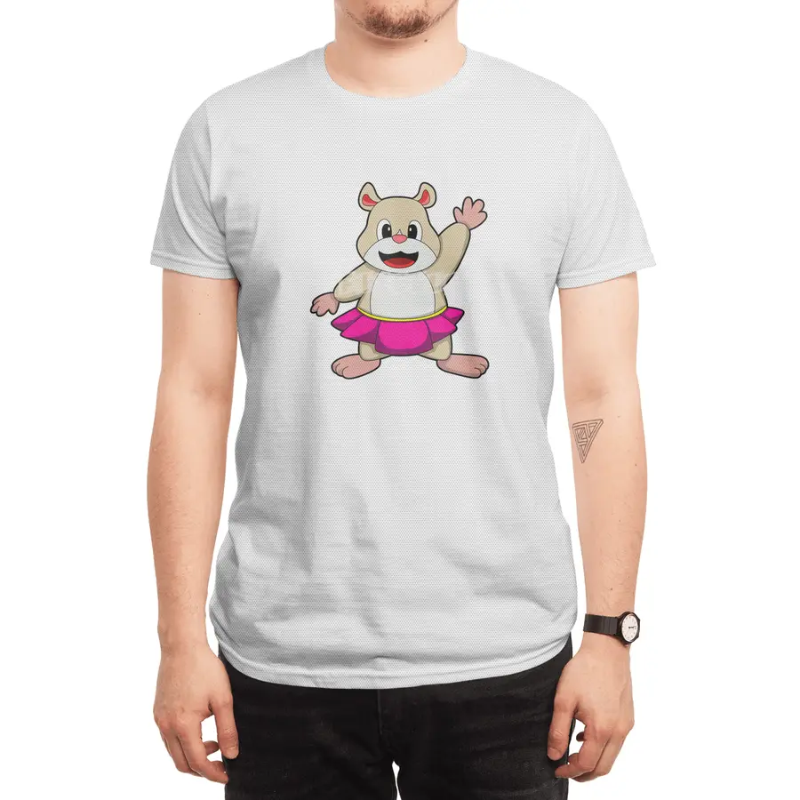 Hamster at Dance with Skirt Spor T-Shirt