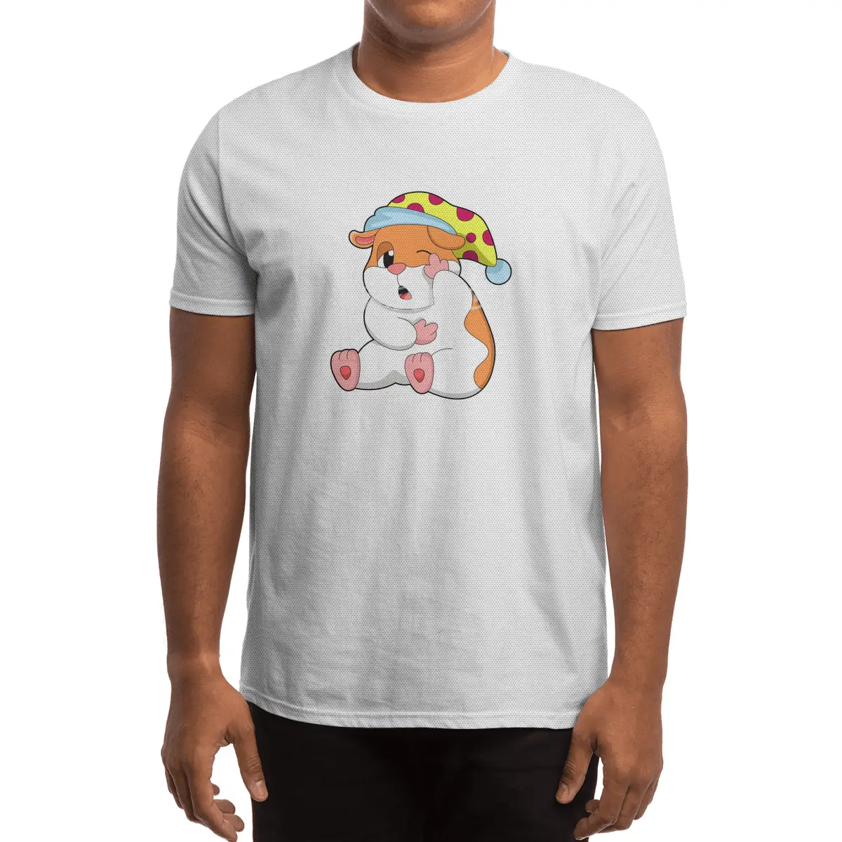 Hamster at Sleeping with Sleepyhead Spor T-Shirt