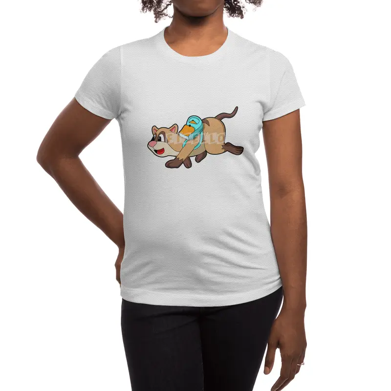 Meerkat with Backpack Spor T-Shirt