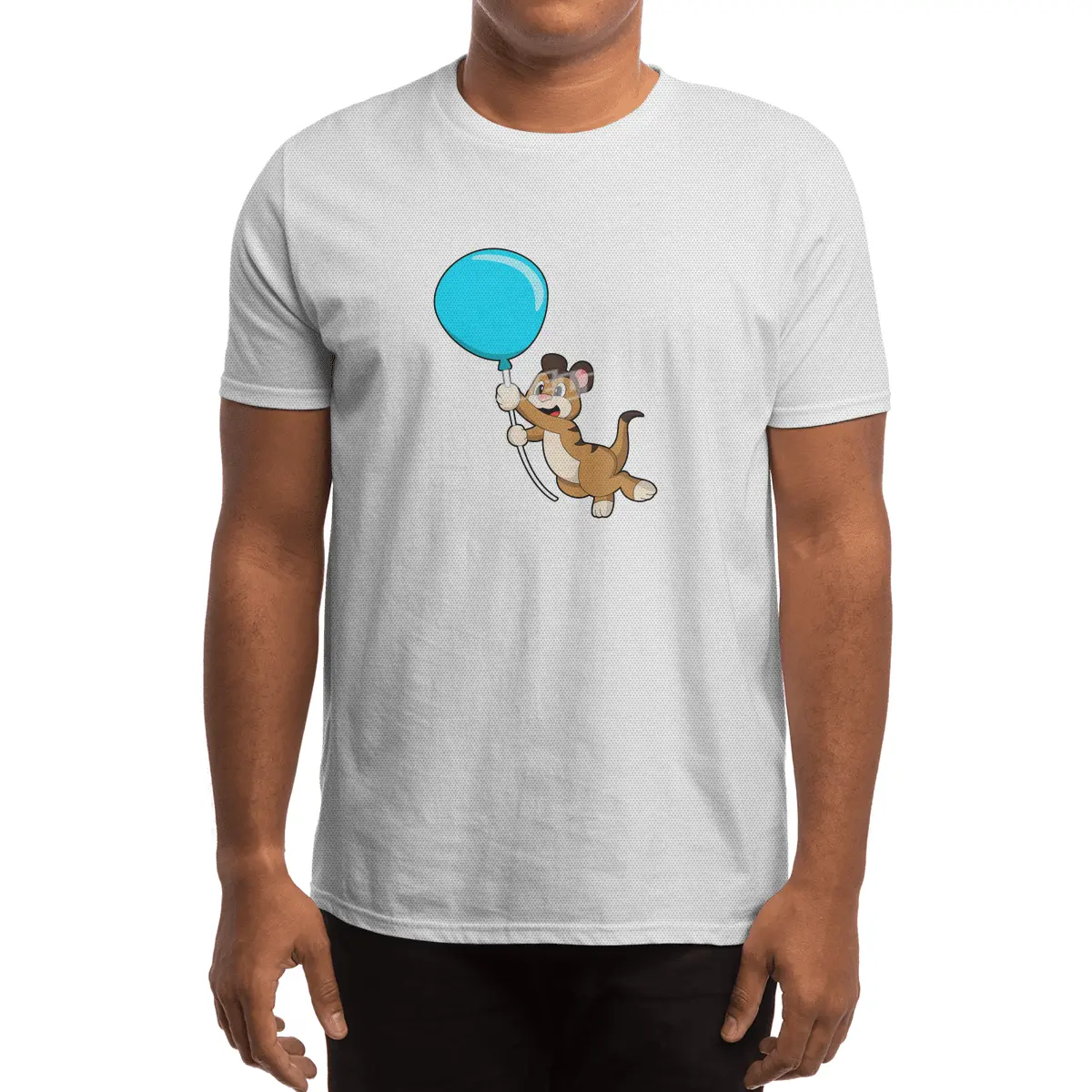 Meerkat with Balloon Spor T-Shirt