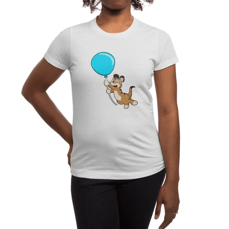 Meerkat with Balloon Spor T-Shirt