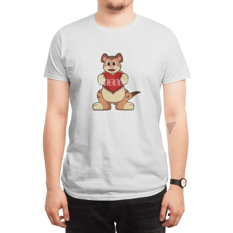 Meerkat with Heart Spor T-Shirt