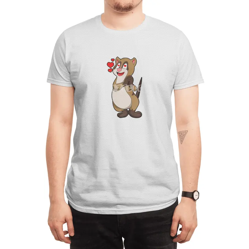 Meerkat with Hearts Spor T-Shirt