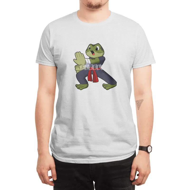 Frog at Martial arts Karate with Belt Spor T-Shirt