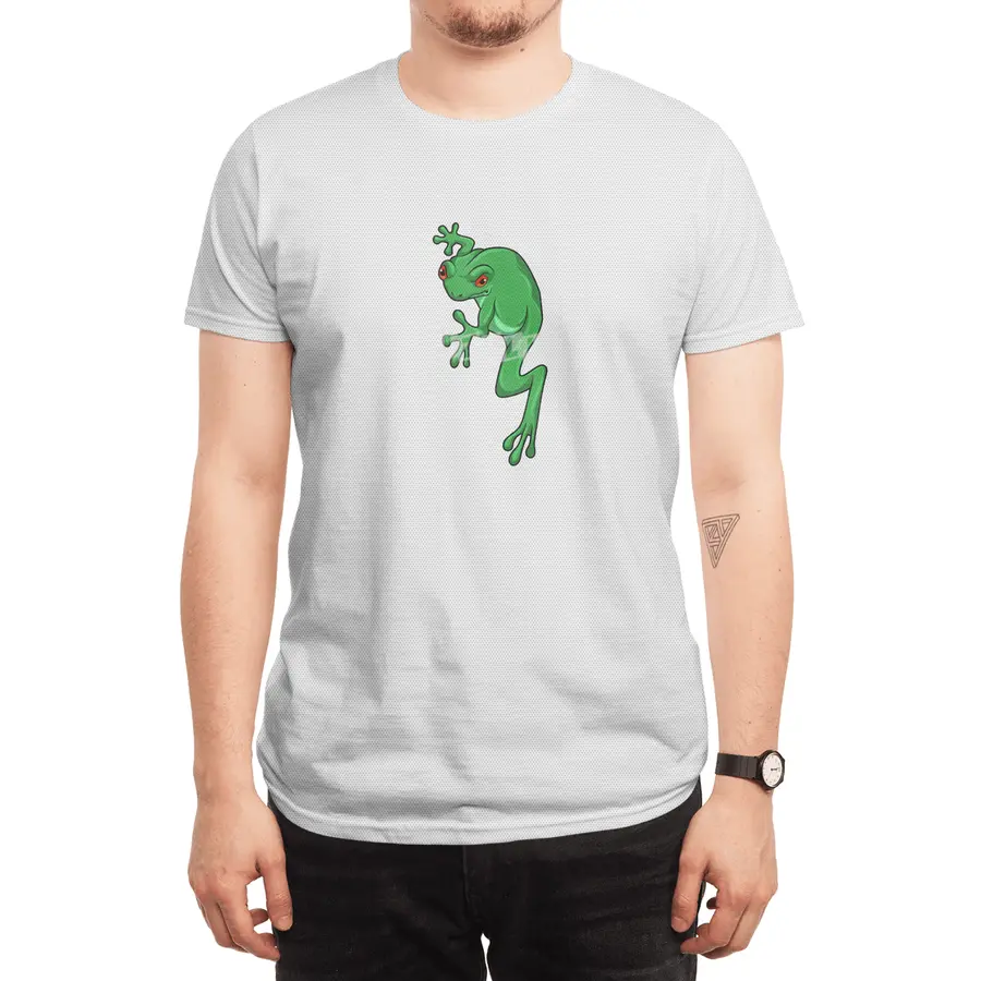 Frog on the Wall Spor T-Shirt
