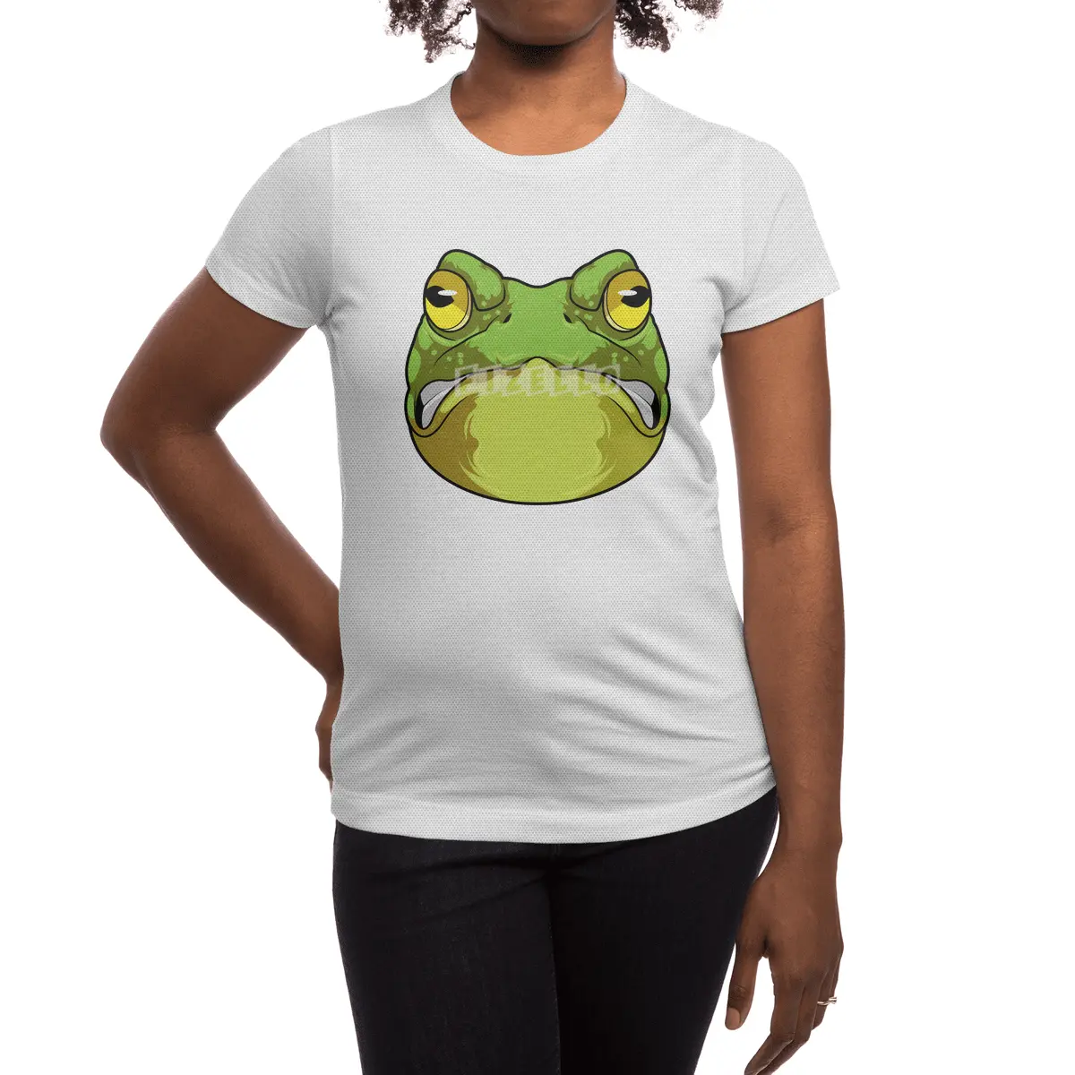 Frog with evil Eye Spor T-Shirt