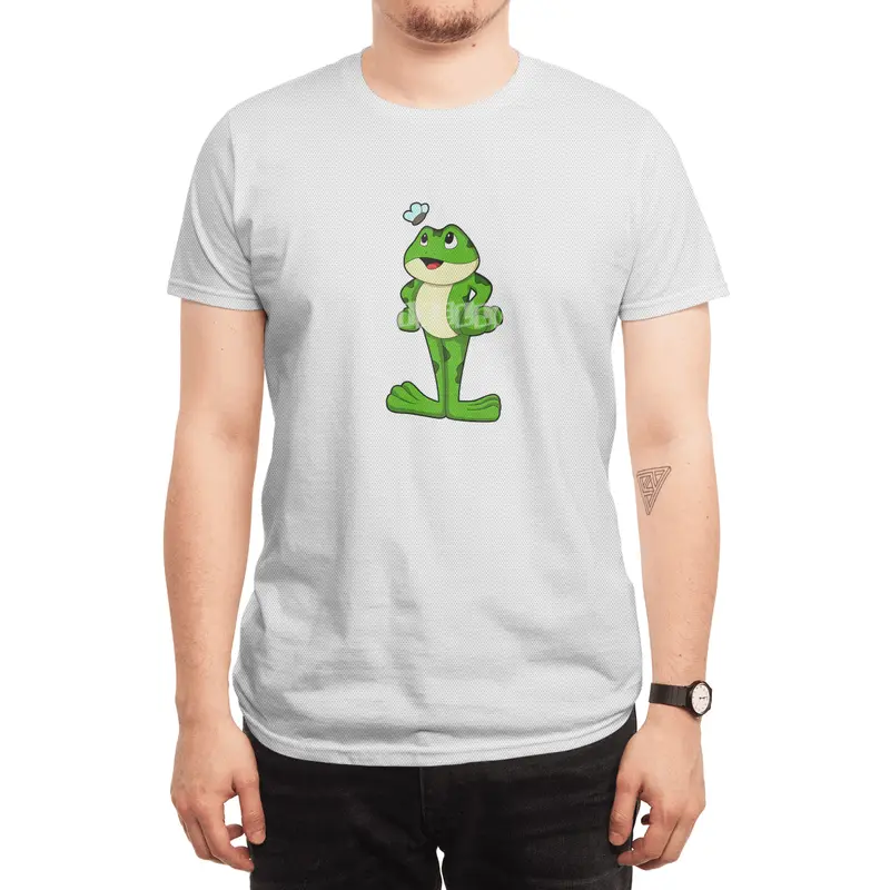 Frog with Fly Spor T-Shirt