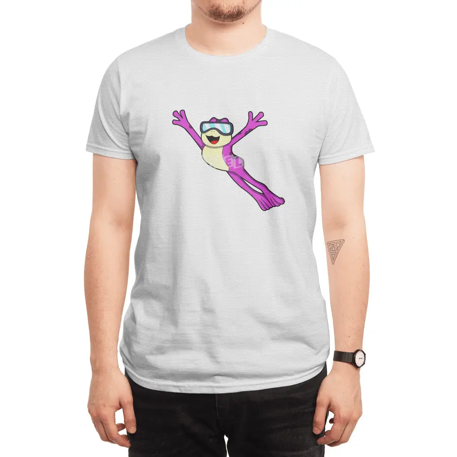 Frog with Sunglasses Spor T-Shirt