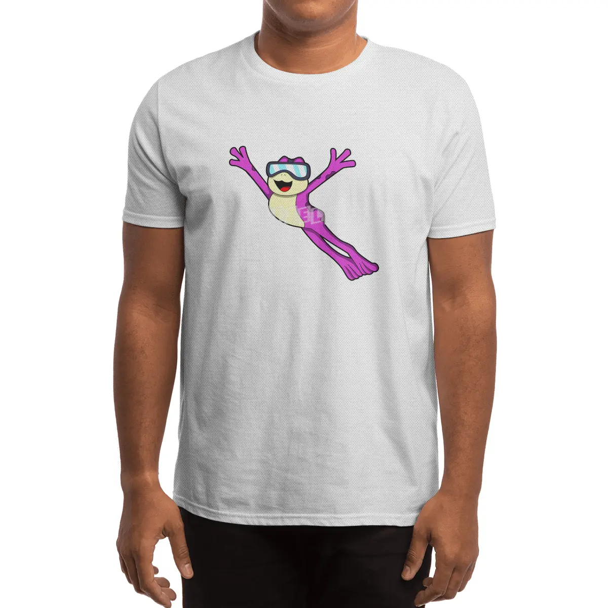 Frog with Sunglasses Spor T-Shirt