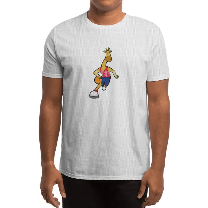 Giraffe as Basketball player with Basketball ball Spor T-Shirt