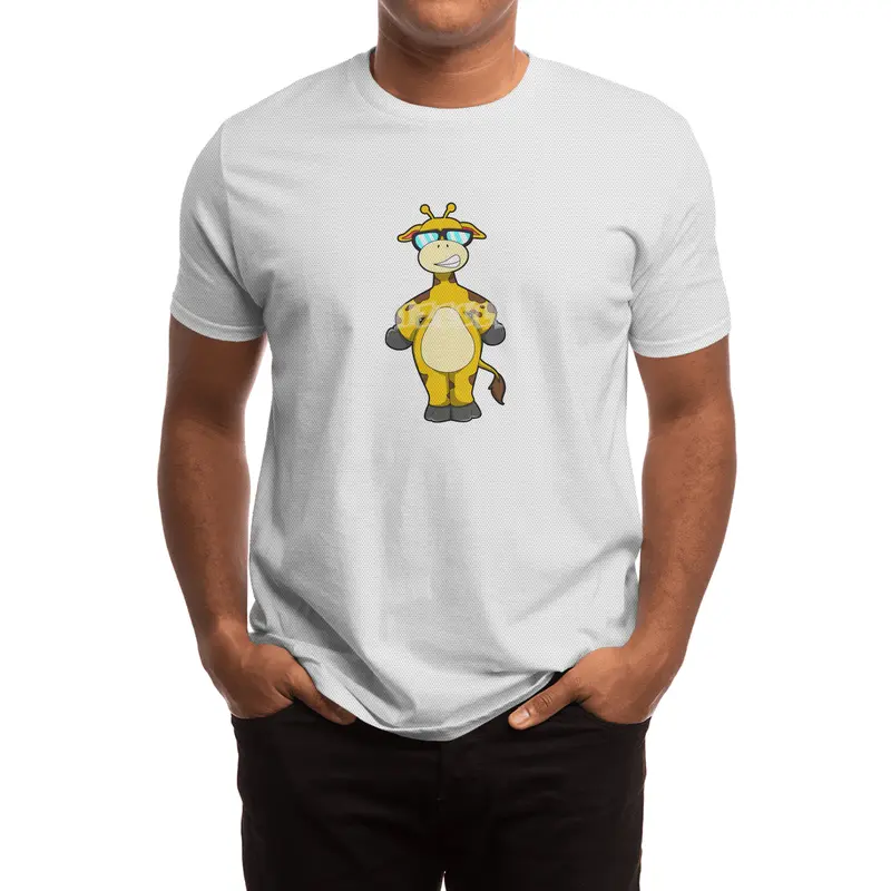 Giraffe with Sunglasses Spor T-Shirt