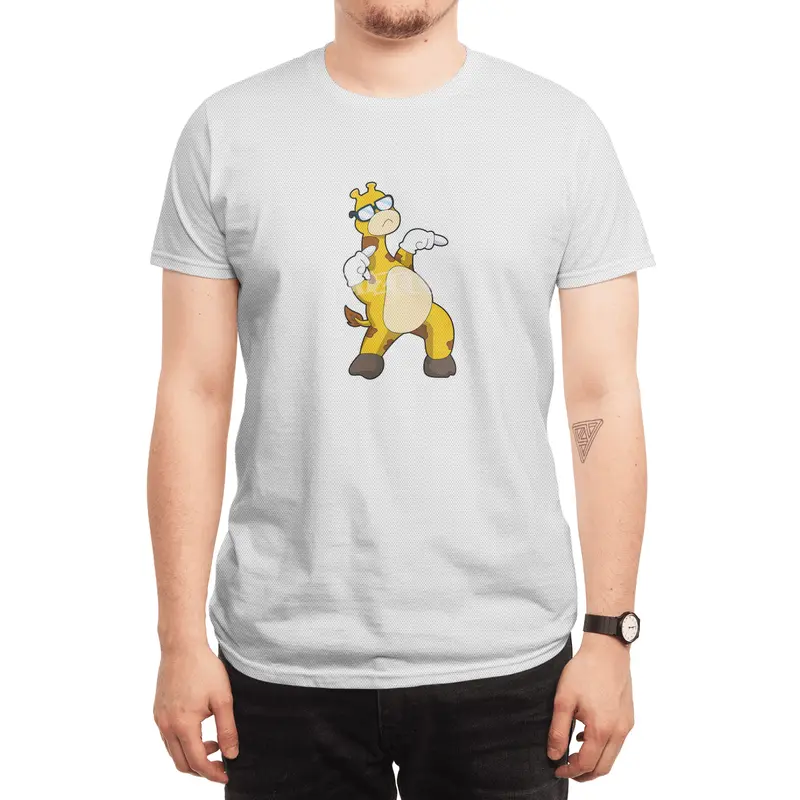 Giraffe with Sunglasses Spor T-Shirt