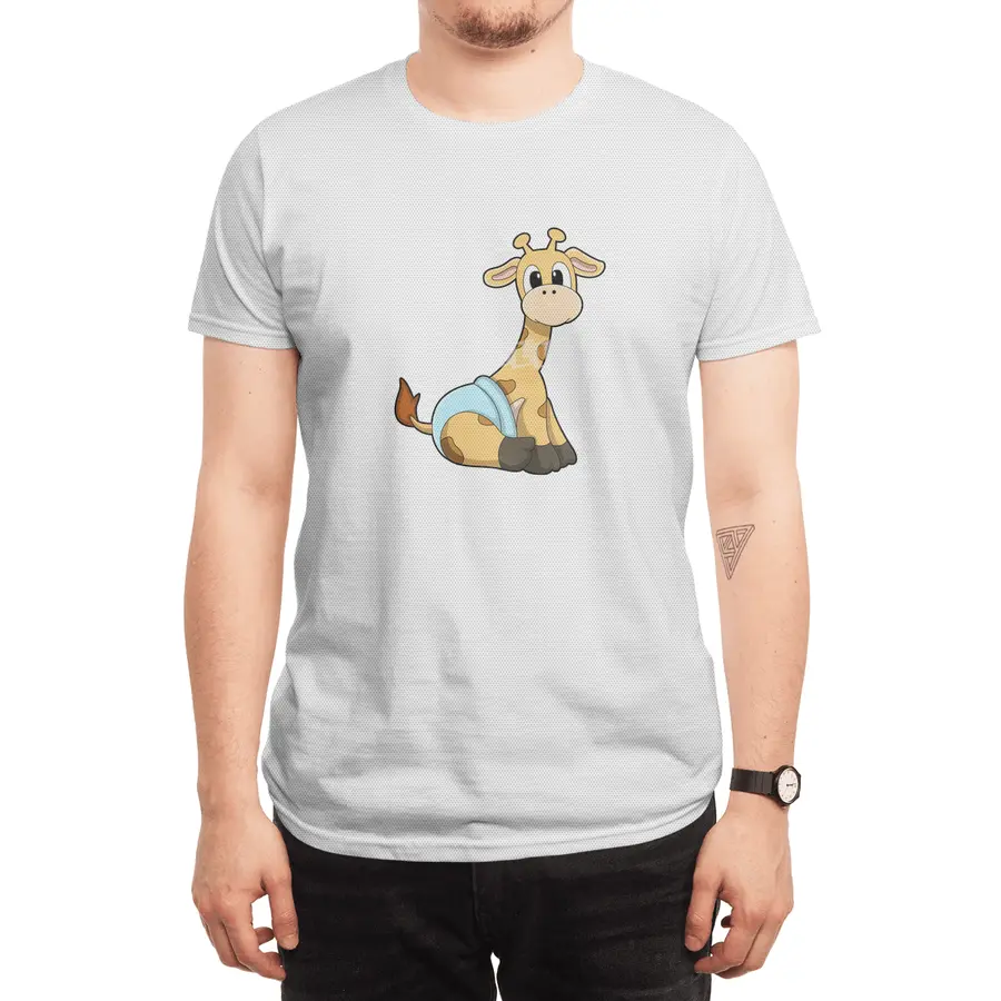 Giraffe with Underpants Spor T-Shirt