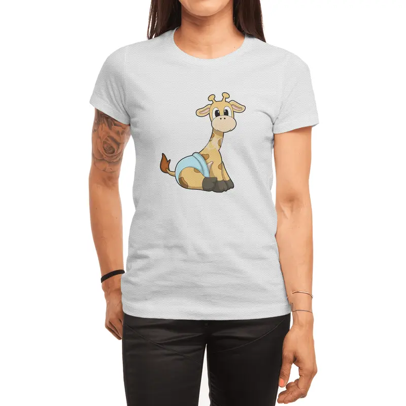 Giraffe with Underpants Spor T-Shirt