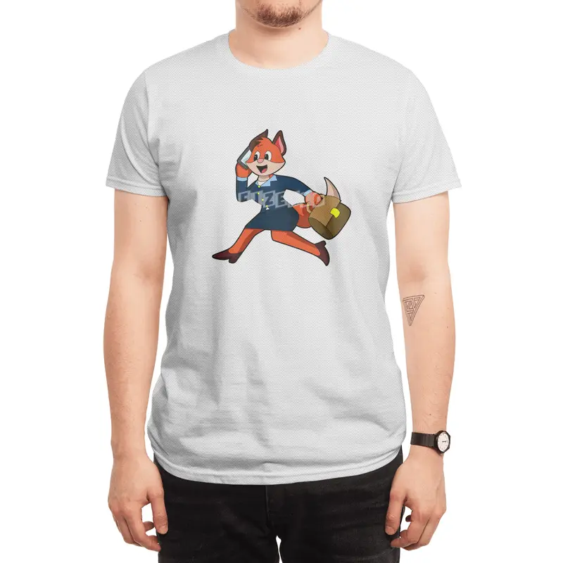 Fox as Secretary with Dress Spor T-Shirt