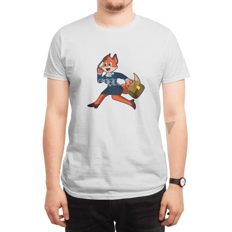 Fox as Secretary with Dress Spor T-Shirt