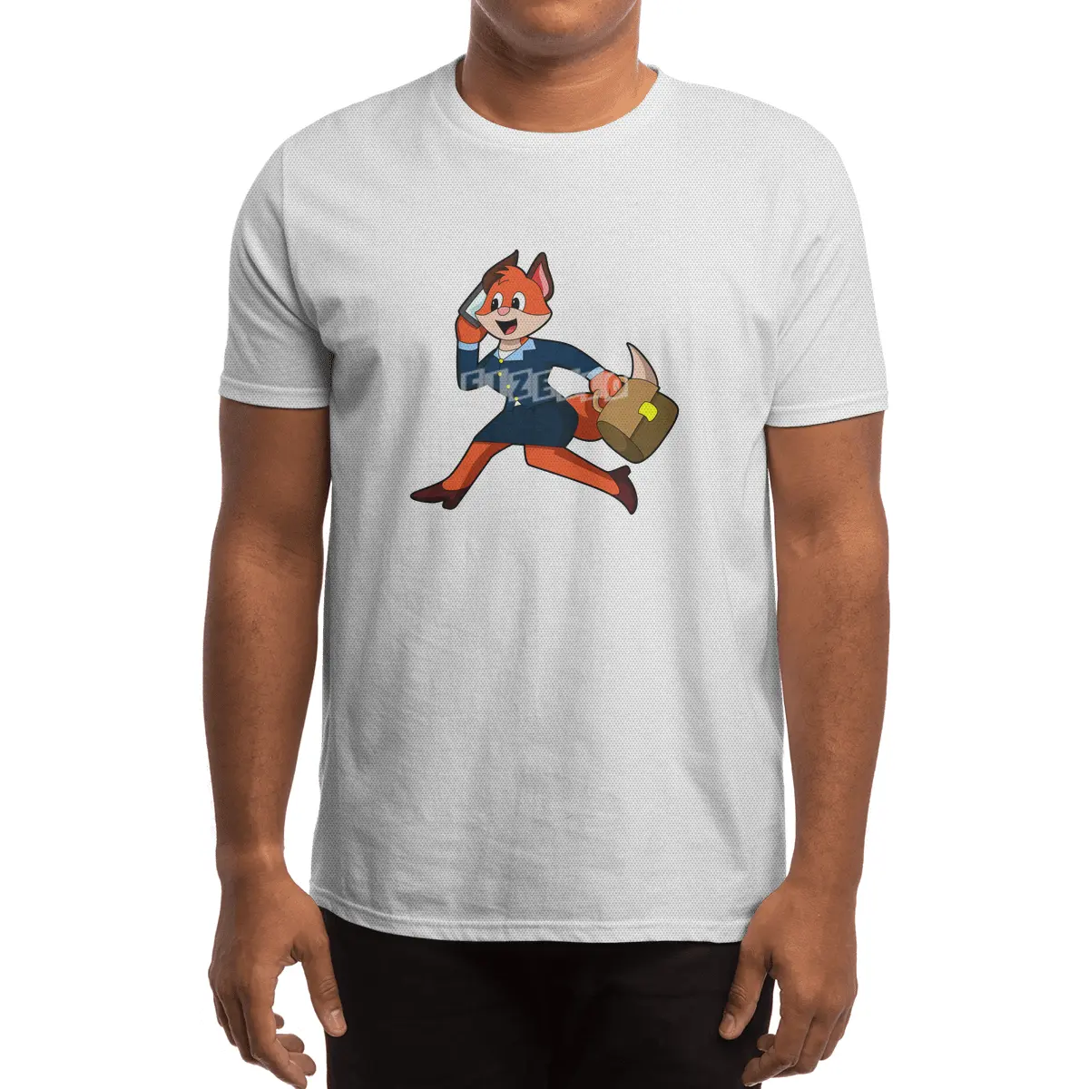 Fox as Secretary with Dress Spor T-Shirt