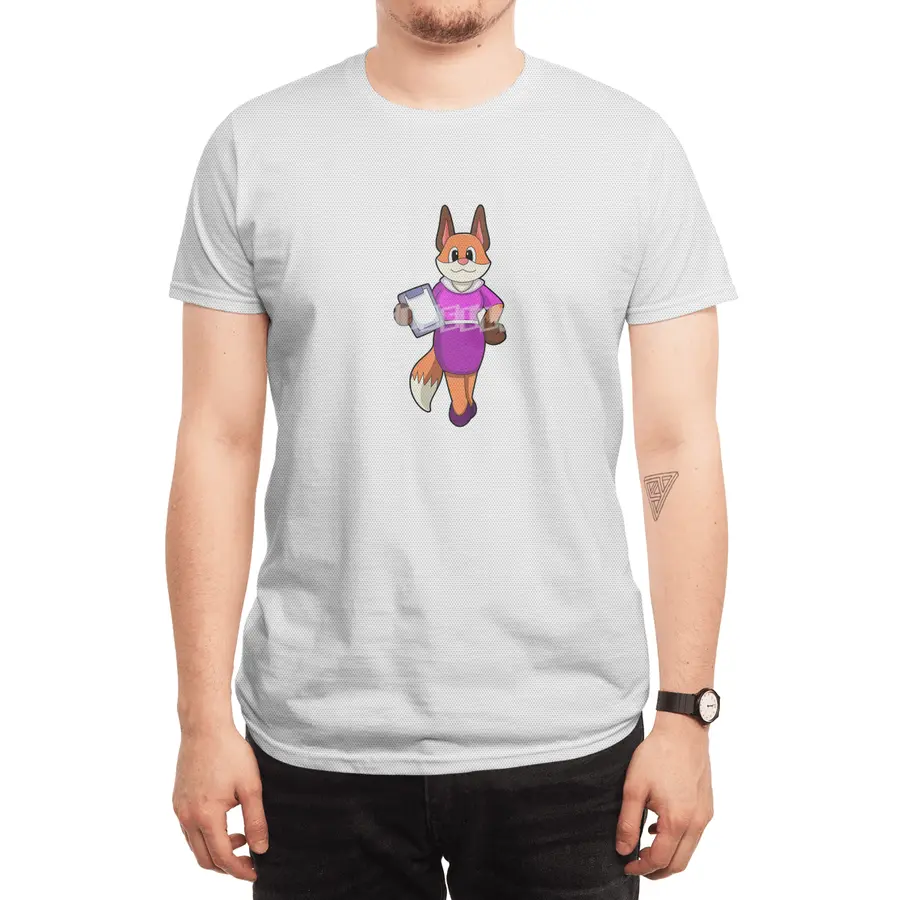 Fox as Secretary with Skirt Spor T-Shirt