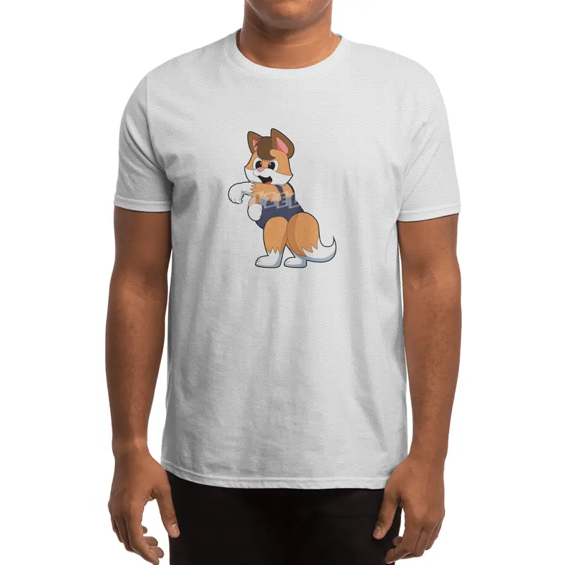 Fox at Swimming with Swimsuit Spor T-Shirt