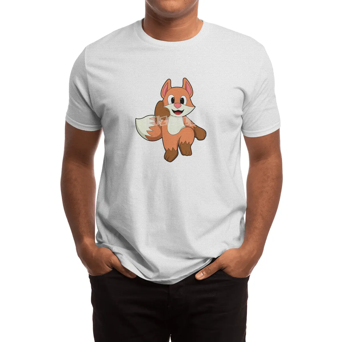 Fox funny Spor T-Shirt