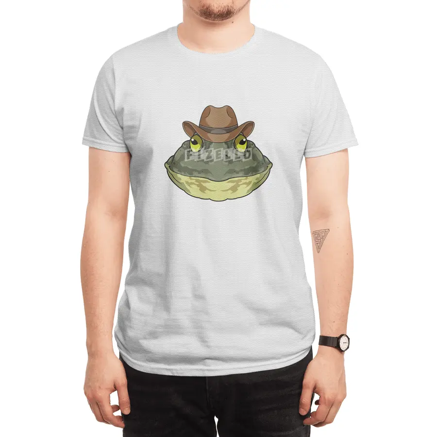 Frog as Cowboy with Hat Spor T-Shirt